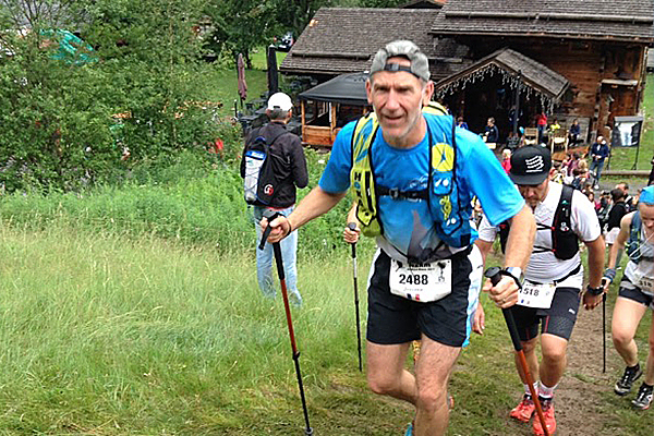 Jerome Colas au marathon du MontBlanc